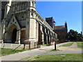 TL1407 : St Albans Cathedral from the west by Marathon