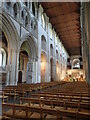 TL1407 : The nave of St Albans Cathedral by Marathon