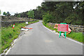 SK2868 : Road closure sign on Beeley Lane by Bill Boaden