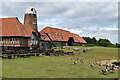 SP8835 : Motel incorporating former windmill at Caldecotte by David Martin