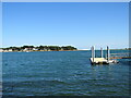 SZ0387 : Pontoon at Brownsea Island by Malc McDonald