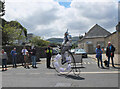 NT2540 : Penny farthing in the Beltane Procession, Peebles by Jim Barton