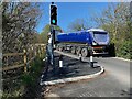 SX8476 : Clay wagon crosses the River Teign by New Bridge, Clay Lane  by Robin Stott