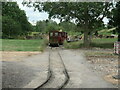 TF0952 : Departing train, North Ings Farm Museum by Christine Johnstone