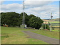 NT5050 : Mast at Blackchester by M J Richardson