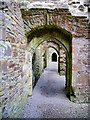 SE0391 : Archways to the Courtyard, Bolton Castle by David Dixon