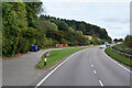 NH5963 : Layby on the A9 near to Ardullie by David Dixon