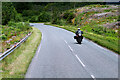 NG8632 : Motorcyclist on the A890 by David Dixon