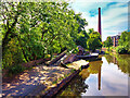 SJ9398 : Towpath Bridge at Dukinfield Junction/Portland Basin by David Dixon