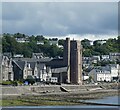 NM8530 : Oban - St Columba's Cathedral - from incoming ferry by Rob Farrow