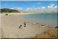 SH2875 : Sea kayak landing at Traeth Llydan by Andy Waddington