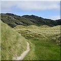 NM4469 : Path through the dunes, Sanna by Richard Webb