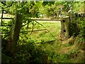 SE1224 : Disused gateway off Stony Lane, Southowram by Humphrey Bolton