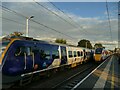 SE3418 : Passing trains at Sandal and Agbrigg by Stephen Craven