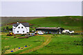 NG4174 : House and Barn near Duntulm by David Dixon