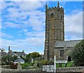 SW4025 : St Buryan parish church by Chris Morgan