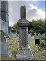 ST1673 : Irbic Cross, St Dochdwy's Church, Llandough by Ben Meyrick