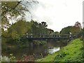 SJ8663 : Park Road bridge into Congleton park by Stephen Craven