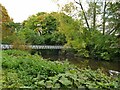 SJ8663 : St Stephen's Bridge in Congleton park by Stephen Craven