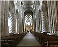 NZ2742 : Inside Durham Cathedral by Gerald England