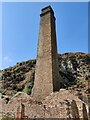 SH4094 : Chimney at the Porth Wen Brickworks by Mat Fascione