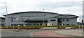 NS4866 : Scottish Ambulance Service hangar at Glasgow Airport by Thomas Nugent