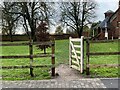 SJ9223 : Gate on St George's Parkway by Jonathan Hutchins