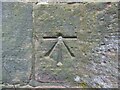 NY5130 : Benchmark, St. Andrew's Church by Adrian Taylor