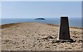 ST2859 : Trig Point on Brean Down by Mat Fascione