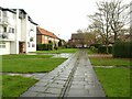 SE6155 : New Earswick  Sycamore Place looking east by Alan Murray-Rust