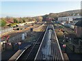 NY9464 : Station yard, Hexham by Oliver Dixon