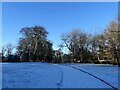 NZ1051 : Consett and Blackhill Park in the snow by Robert Graham