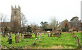 SP3533 : St Peter's churchyard, Hook Norton by Derek Harper