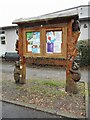 NS5470 : Notice board, Westerton Hall and Library by Richard Sutcliffe