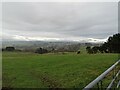 NZ1452 : Misty view from the side of the A693 by Robert Graham