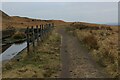 SD9617 : Pennine Way beside the Broad Head Drain by Chris Heaton