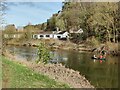 SO7294 : Canoeists on the River Severn at Fort Pendlestone by Mat Fascione