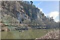 SO7294 : Canoeists passing High Rock by Mat Fascione