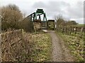 SE4369 : Footbridge across the River Swale at Brafferton  by David Dixon