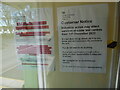 SK1109 : Two Notices inside the Driving Test Centre, Lichfield by David Hillas