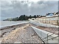 SX9676 : Sea wall south of Dawlish station by Robin Stott