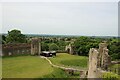 SE7984 : View from the top of the Keep, Pickering Castle by Graham Robson