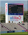 SU4714 : The Ageas Bowl scoreboard during the tea interval by John Sutton