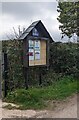 SO6729 : Kempley Village Hall noticeboard by Jaggery