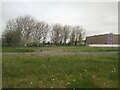 ST3660 : Former sports ground on the former RAF Locking  by S