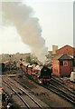 SO8375 : 'Duchess of Sutherland' departs from Kidderminster station by Martin Tester