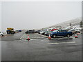 NH9806 : Car park at Cairngorm mountain, near Aviemore by Malc McDonald