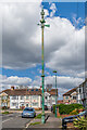 TQ2765 : Sewer vent column, Laburnum Avenue by Ian Capper