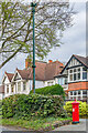 TQ2763 : Sewer vent column, Beeches Avenue by Ian Capper