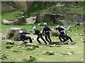 SE1346 : Rock climbing on Cow and Calf Rocks by Oliver Dixon